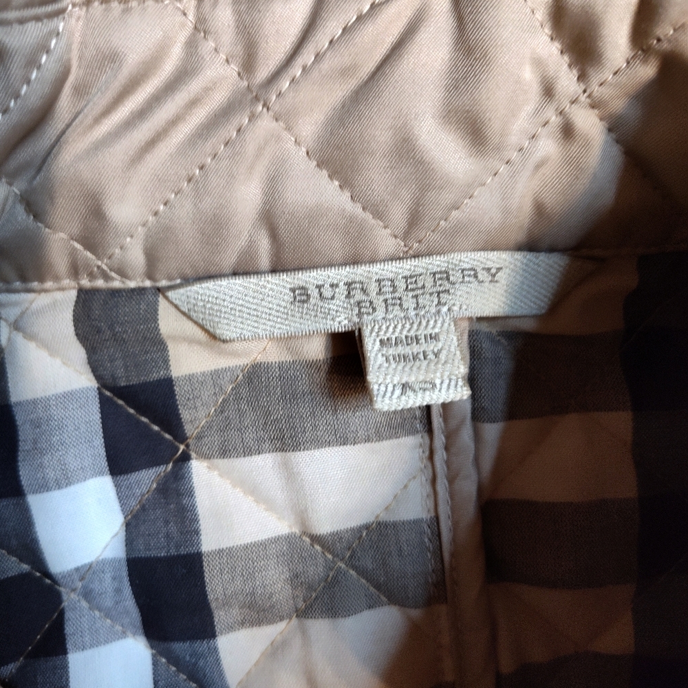 Burberry Brit Women's Quilted Jacket Beige Sz XS - Picture 2 of 9